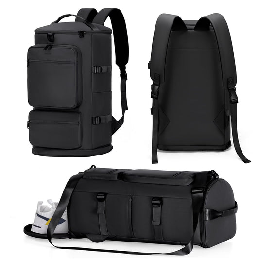 Duffle Bag Gym Bags Waterproof Sports Duffel Bags Travel Weekender Bag for Men Women Overnight Bag with Shoes Compartment